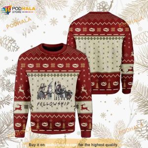 Fellowship Lord Of The Ring Ugly Christmas Sweater
