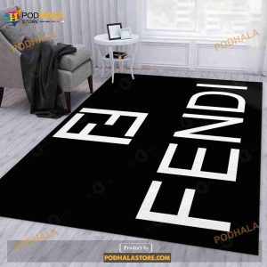 Fendi Area Rug For Christmas Living Room Rug- Indoor Outdoor Rugs