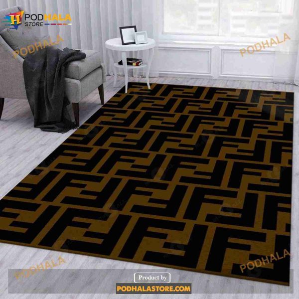 Fendi Area Rug Living Room Rug Family Gift Us Decor