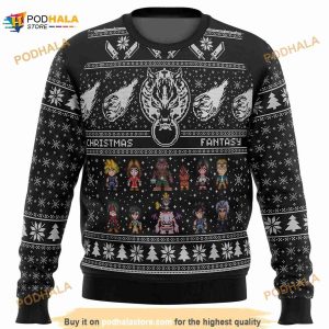 Final Fantasy 7 Vii Ugly Knitted Christmas 3D Sweater
