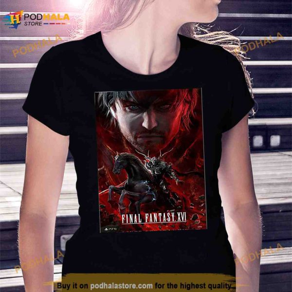 Final Fantasy XVI Now Exclusively On PS5 Square Enix Fan Gifts T Shirt