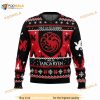 Fire And Blood House Targaryen Ugly House Of Dragons Ugly Christmas Sweater, Funny Xmas Gift