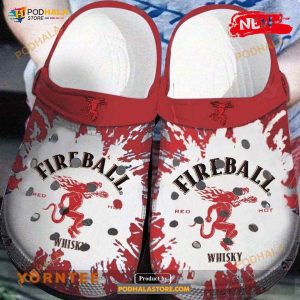 Fireball Cinnamon Whisky For Man And Women Crocs Clog Shoes