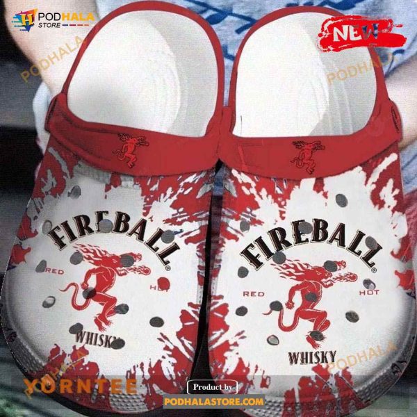 Fireball Cinnamon Whisky For Man And Women Crocs Clog Shoes
