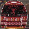 Fireball Whiskey 3D Print Christmas Sweater