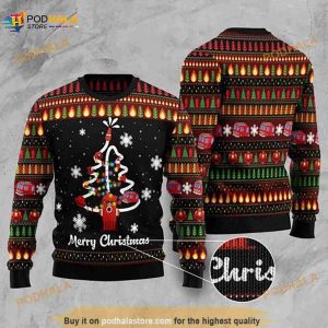 Firefighter Lover Ugly Christmas 3D Sweater