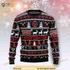 Firefighter Ugly Sweater All Over Print Unisex Ugly Christmas