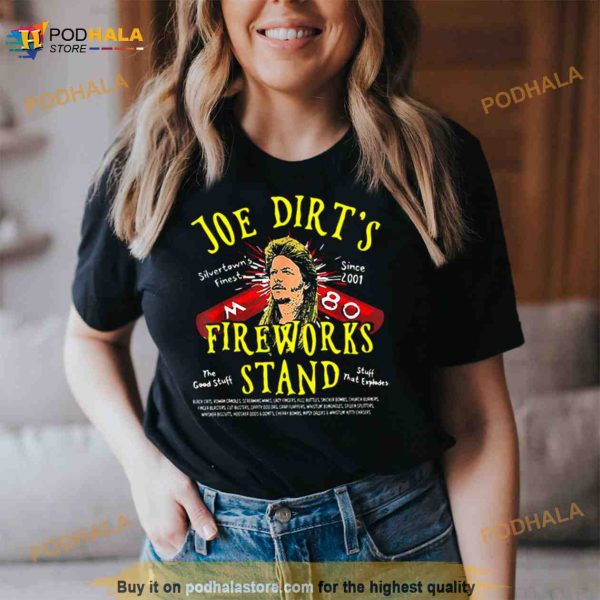 Fireworks Stand Cartoon Joe Dirt Shirt