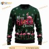 Flamingo Merry Flockin Christmas Ugly Christmas 3D Sweater