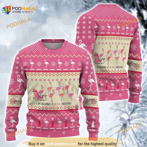 Flamingo Ugly Flamingo Ugly Sweater, Cute Christmas Gift