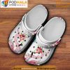 Floral Flamingo 3D Crocs, Funny Crocs