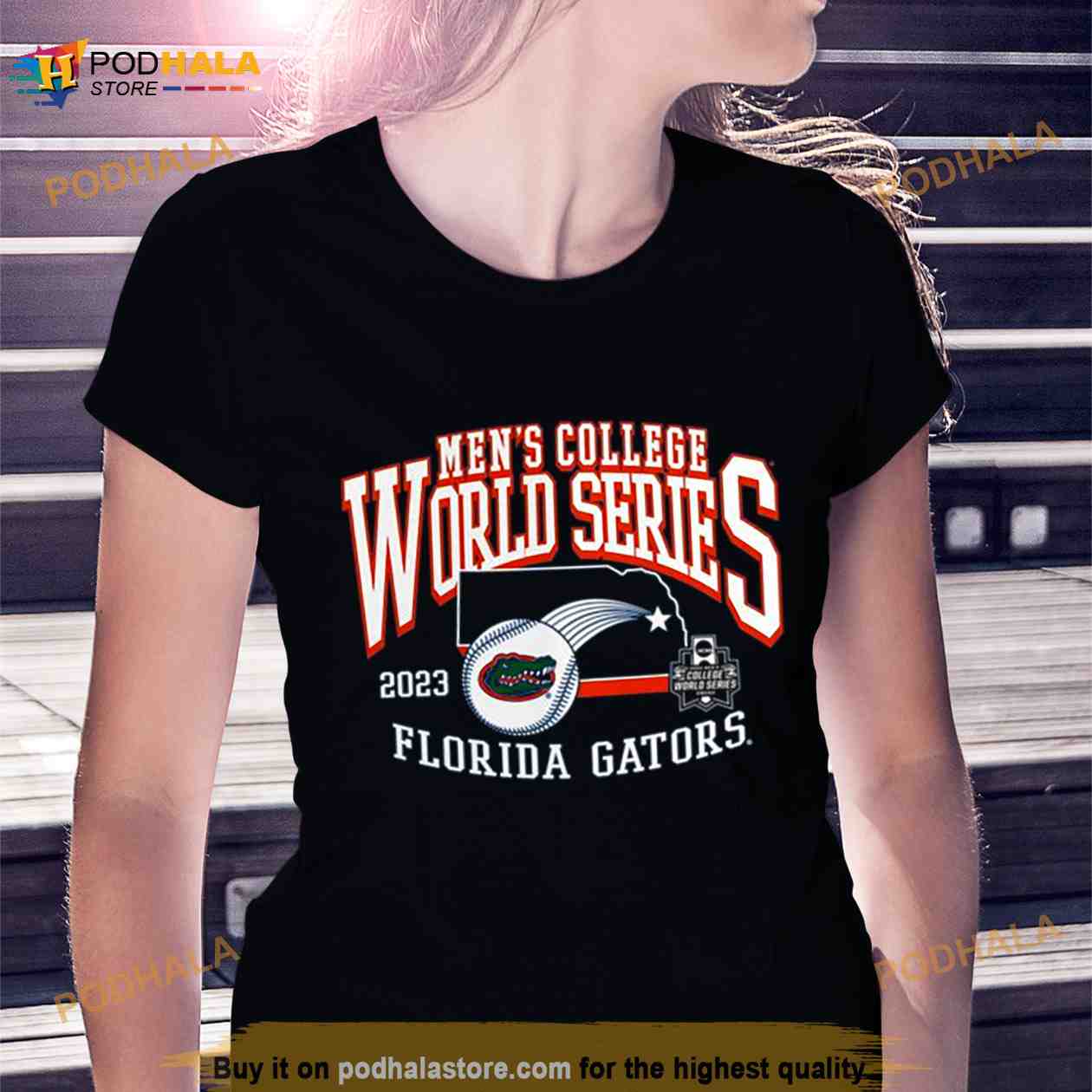 Florida Gator Baseball 2023 World Series Personalized Blue Design