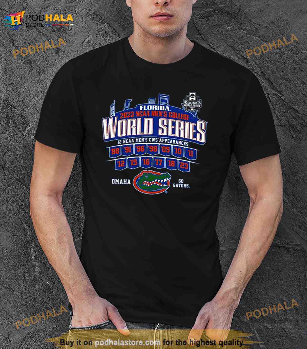 Florida Gators 2023 NCAA Men's Baseball College World Series T Shirt -  Bring Your Ideas, Thoughts And Imaginations Into Reality Today