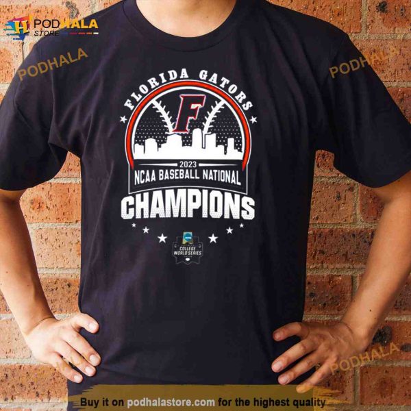 Florida Gators Skyline 2023 NCAA Baseball National Champions Shirt