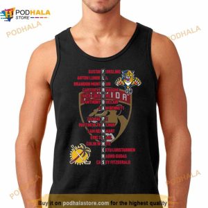 Florida Panthers Roster 2022 2023 Eastern Conference Champions Shirt 2