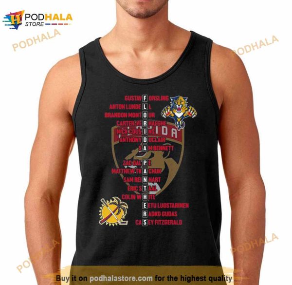 Florida Panthers Roster 2022 2023 Eastern Conference Champions Shirt