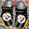 Football Crocs Personalized Pittsburgh Steelers Star Flag Clog Shoes