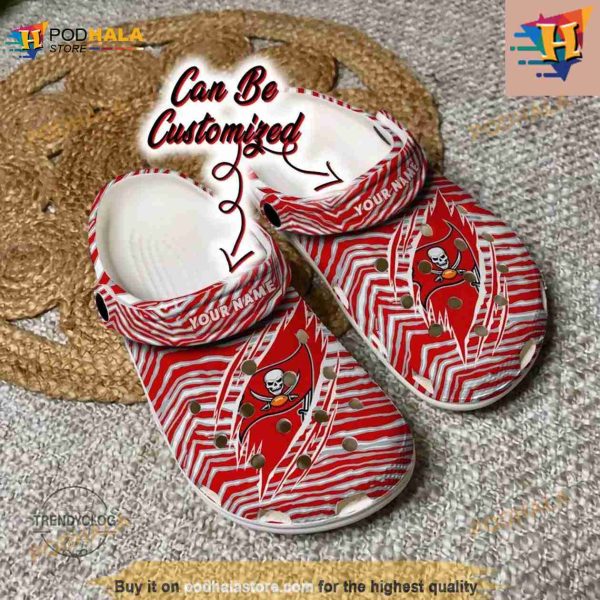 Football Crocs Personalized Sf 49ers Ripped Zebra Print Paint Clog Shoes