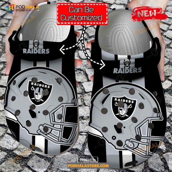 Football Lv Raiders Helmets For Man Women Crocs Clog Shoes