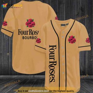 Four Roses Bourbon 3D Baseball Jersey