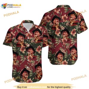 Freddy Krueger Shirt, Freddy Krueger Hawaiian Shirt