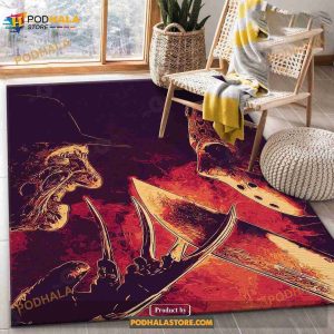 Freddy Vs Jason Rug Bedroom Rug Home Decor Floor Decor
