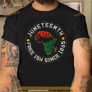 Free Ish Since 1865 Vintage Juneteenth Shirt 1