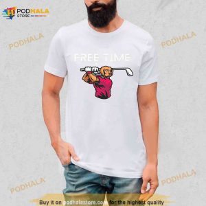 Free Time Golf Dog Shirt 2
