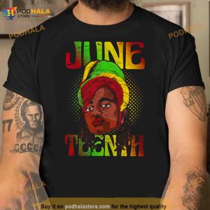 Freedom Afro American Juneteenth Women Black History America Shirt 2