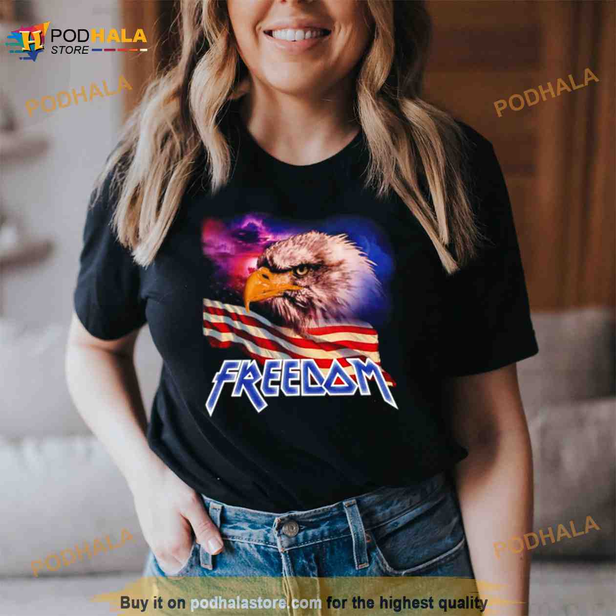 Freedom Eagle American Flag Shirt Freedom Eagle American Flag Shirt