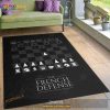 French Defense Chess Rug Living Room Rug Home Decor Floor Decor