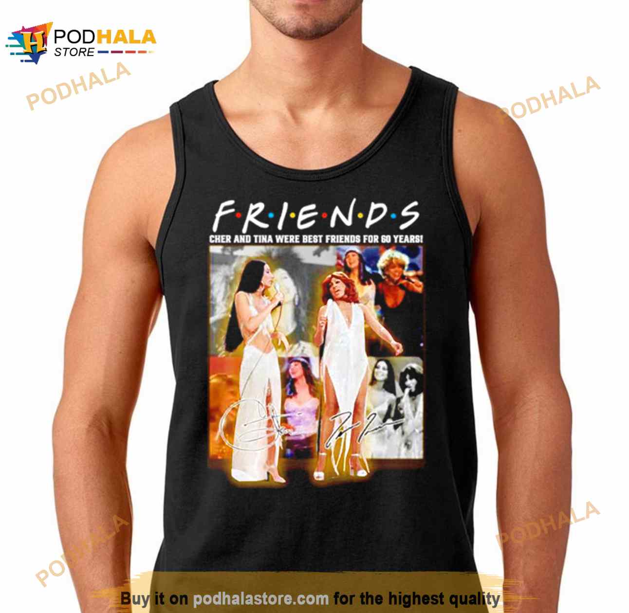 Friends Cher And Tina Were Best Friends For 60 Years Signatures Shirt Friends Cher And Tina Were Best Friends For 60 Years Signatures Shirt