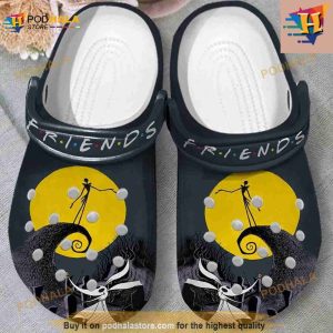 Friends Jack And Sally Crocs Clog Shoes