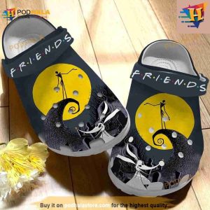 Friends Jack And Sally Crocs Clog Shoes 2