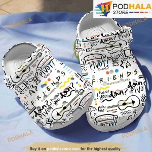 Friends Pattern Insulated Crocs