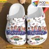 Friends Stickers Pattern Rubber Crocs