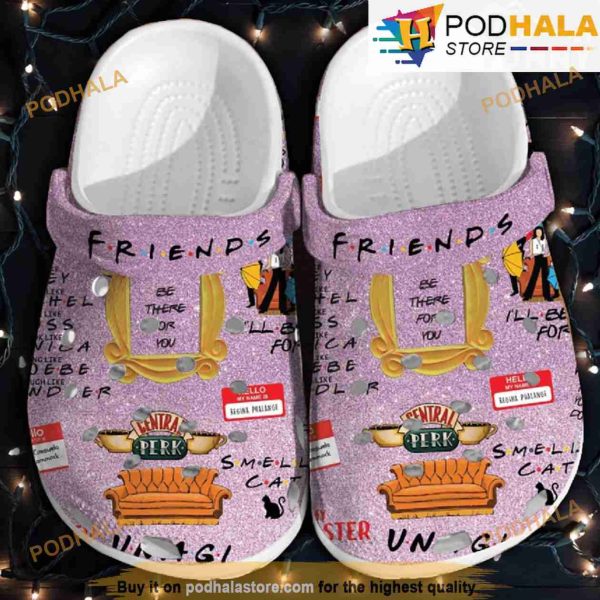 Friends Tv Series Purple Crocs