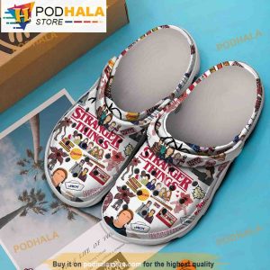 Friends White Strangers Things Crocs Slippers