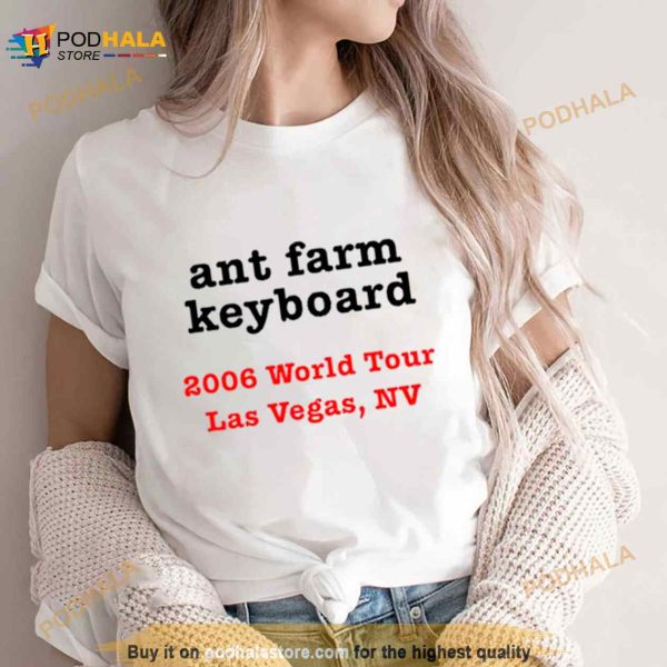 Frisky Dingo Ant Farm Keyboard 2006 World Tour Las Vegas Nv Shirt