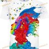 Funny Cat Faces Summer Men Women 3D Shirt