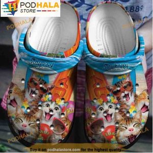 Funny Cat Summer 3D Crocs, Funny Crocs