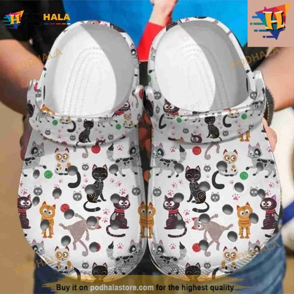Funny Cats Classic Crocs Clog Shoes