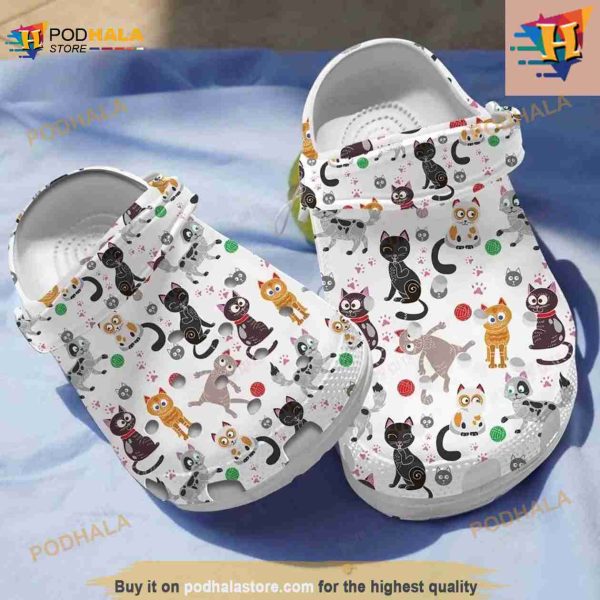 Funny Cats Classic Crocs Clog Shoes