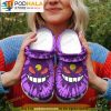 Funny Face Dark Gengar Pokemon 3D Crocs Clog Shoes, Funny Crocs