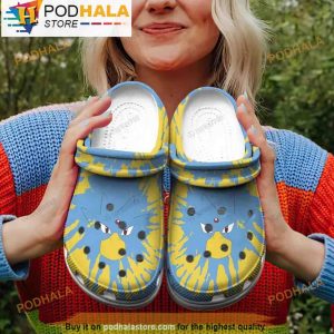 Funny Face Golduck Pokemon 3D Crocs Clog Shoes, Funny Crocs