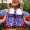 Funny Purple Pattern Pokemon 3D Clog