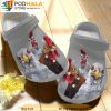 Funny Trio Chicken Gifts 3D Crocs Clog Shoes, Funny Crocs