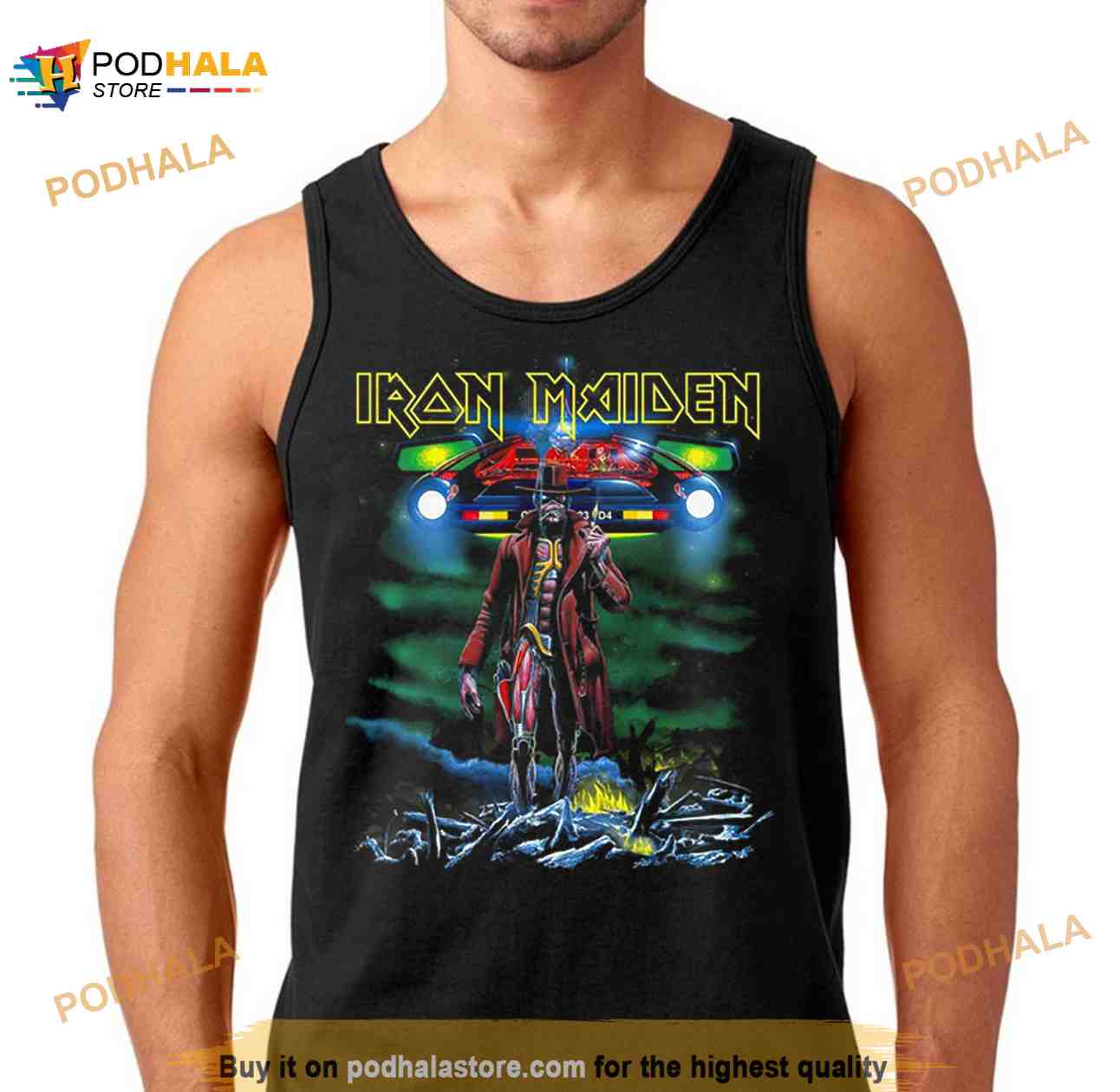 Iron Maiden Big Fan Eddie All Over Print Hawaiian Shirt Gift For Fans