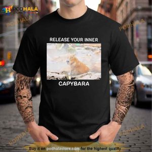 Gaijin Mommy Release Your Inner Capybara Shirt 3