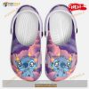 Galaxy Night Sky Stitch Cute Kids Purple Crocs Classic Clog Shoes